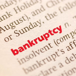 the work bankruptcy in red