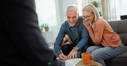 Couple updating their estate plan